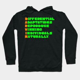 Darwin Acronym by Tai's Tees Hoodie